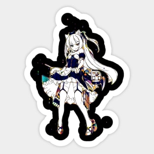 Azur Lane Ayanami Pop Art Sticker